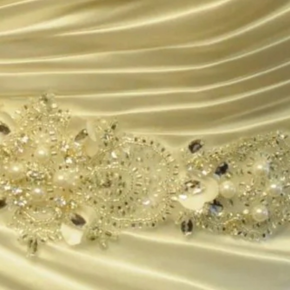 Demetrios Bridal DP228 White Size 20 NWT Corset Mermaid Wedding Dress $1,499 - Picture 2 of 7